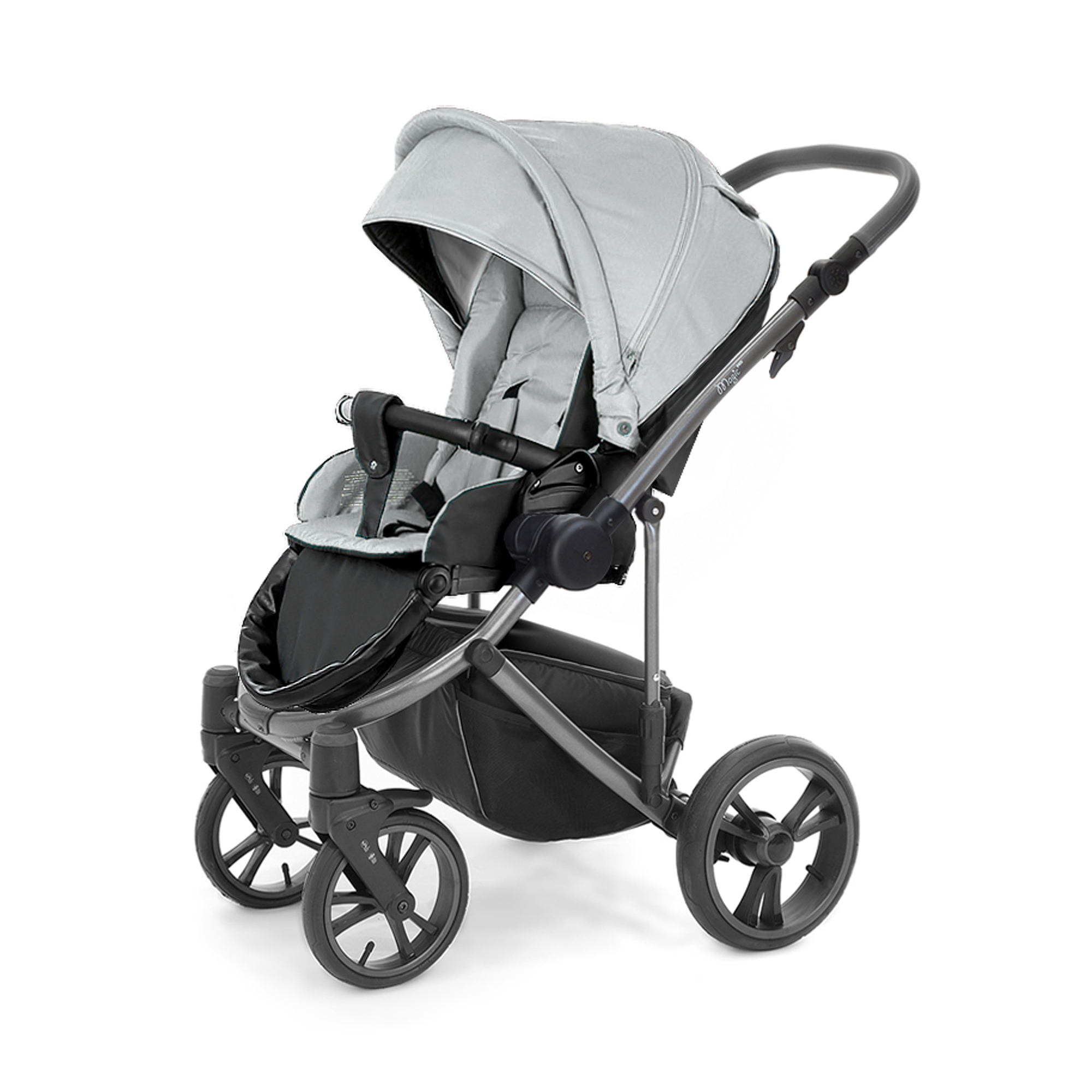Прогулочная коляска Esspero Magic Pro Alu (шасси Graphite) Silver