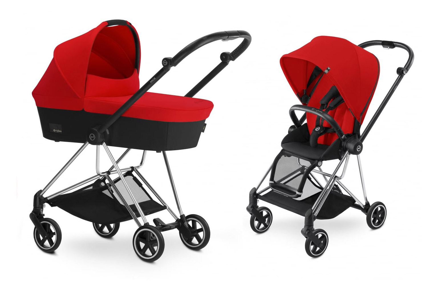 Коляска 2 в 1 Cybex MIOS (шасси Chrome) Autumn Gold