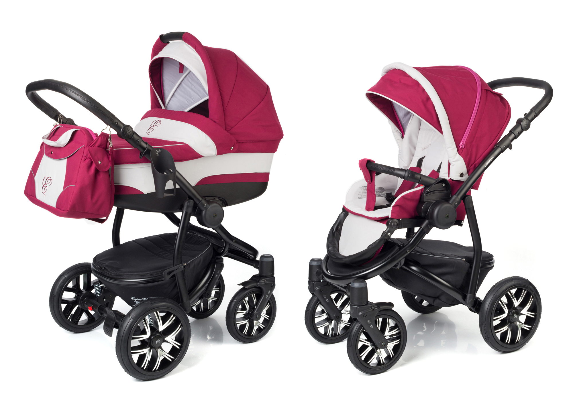 Коляска 2 в 1 Esspero Discovery (шасси Black) Borduex