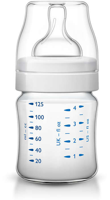Бутылочка Avent Classic+ PP, 125 мл, сил. соска, 0+, 1 шт., арт. 80021