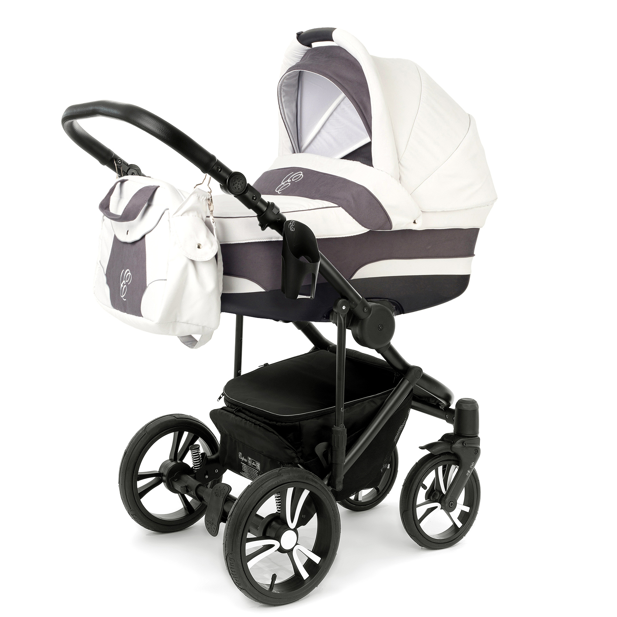 Коляска для новорожденных Esspero Magic Pro (шасси Black) Grey