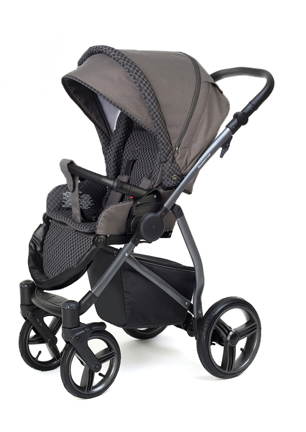 Прогулочная коляска Esspero Newborn Lux (шасси Graphite) Carbon