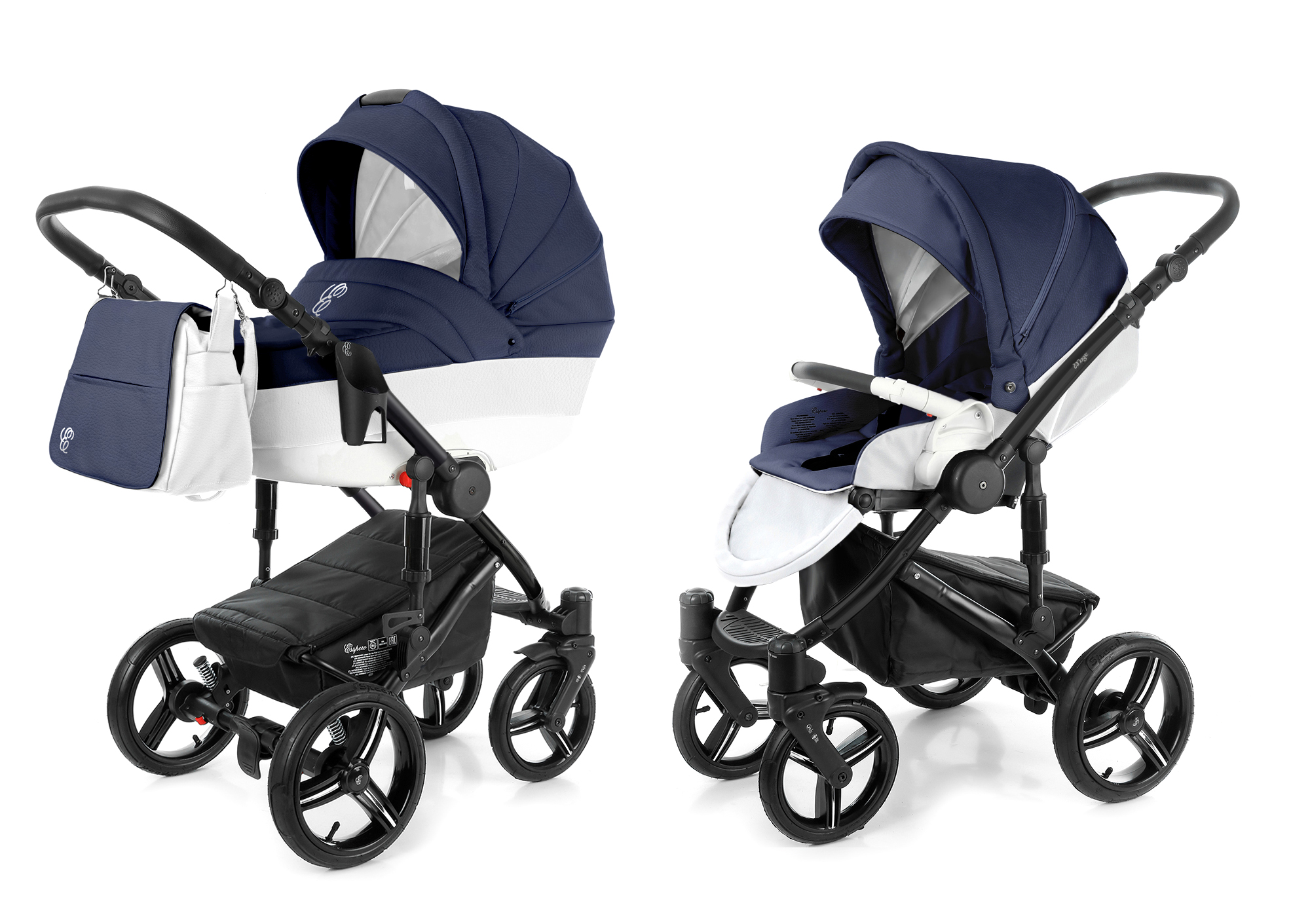 Коляска 2 в 1 Esspero Grand Magic (шасси Black) Mar leatherette