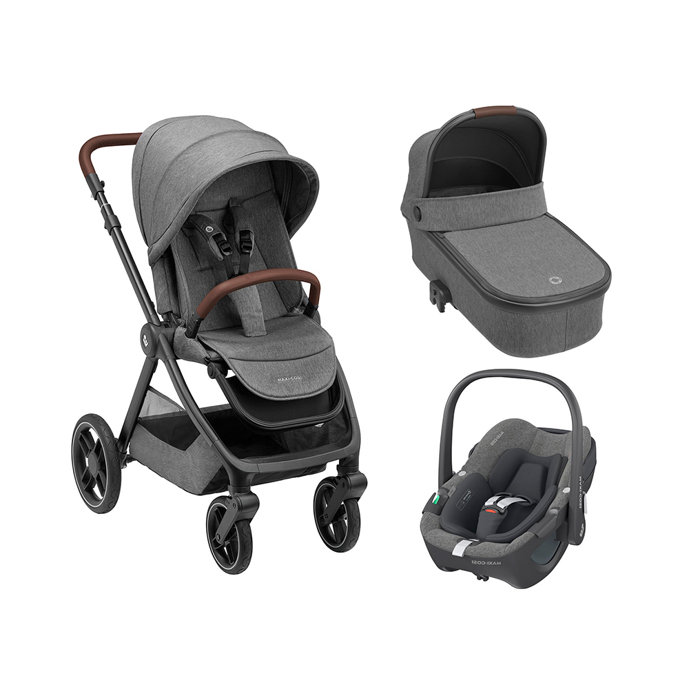 Коляска 3 в 1 Maxi-Cosi Oxford Pebble 360 Select Grey