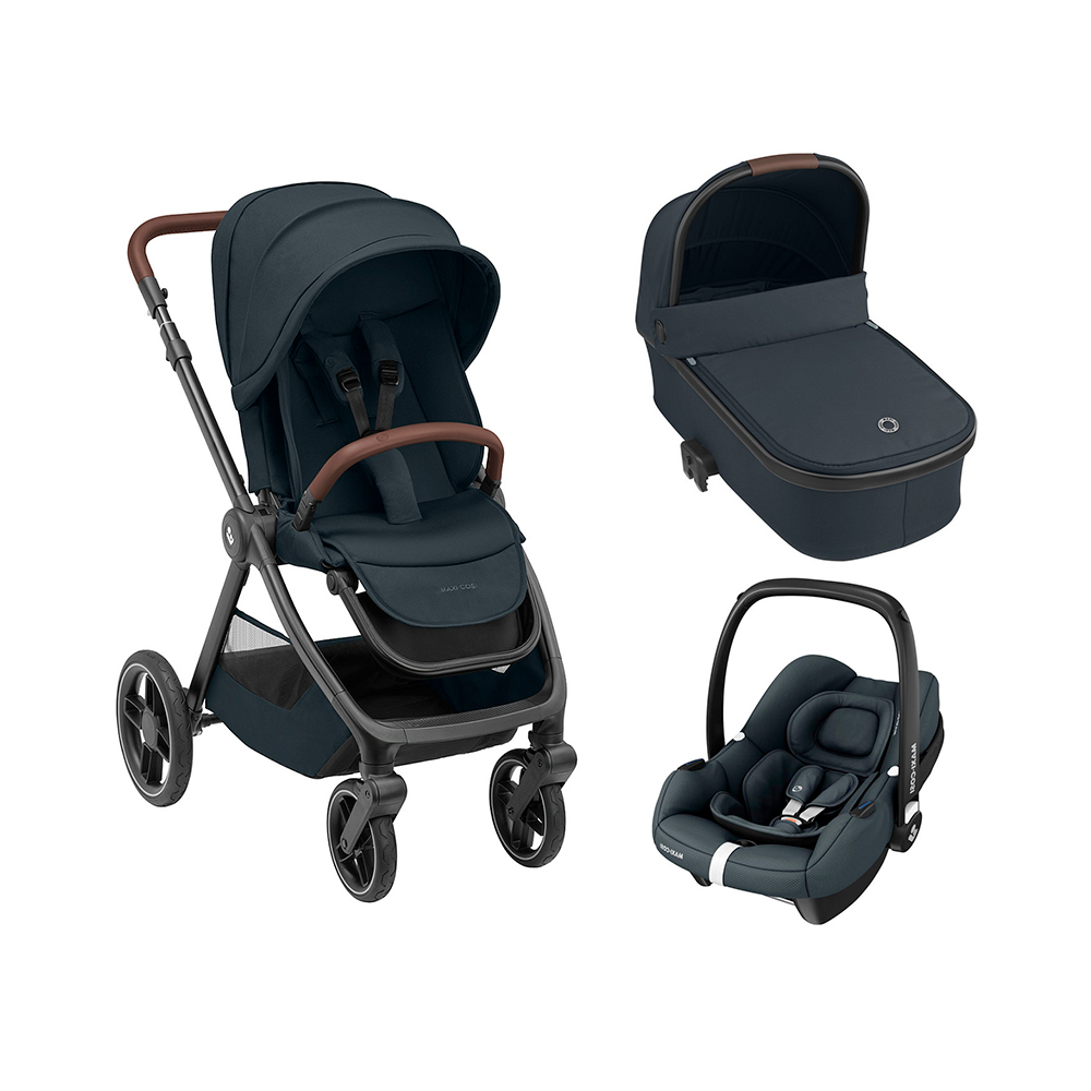 Коляска 3 в 1 Maxi-Cosi Oxford CabrioFix I-Size Essential Graphite