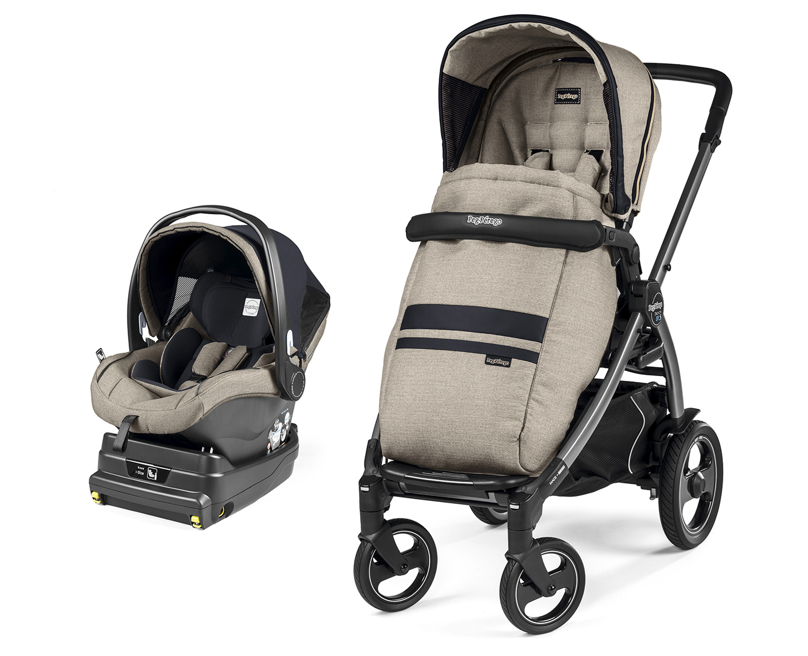 Прогулочная коляска Peg Perego Book 51 S I-Size Luxe Ecru
