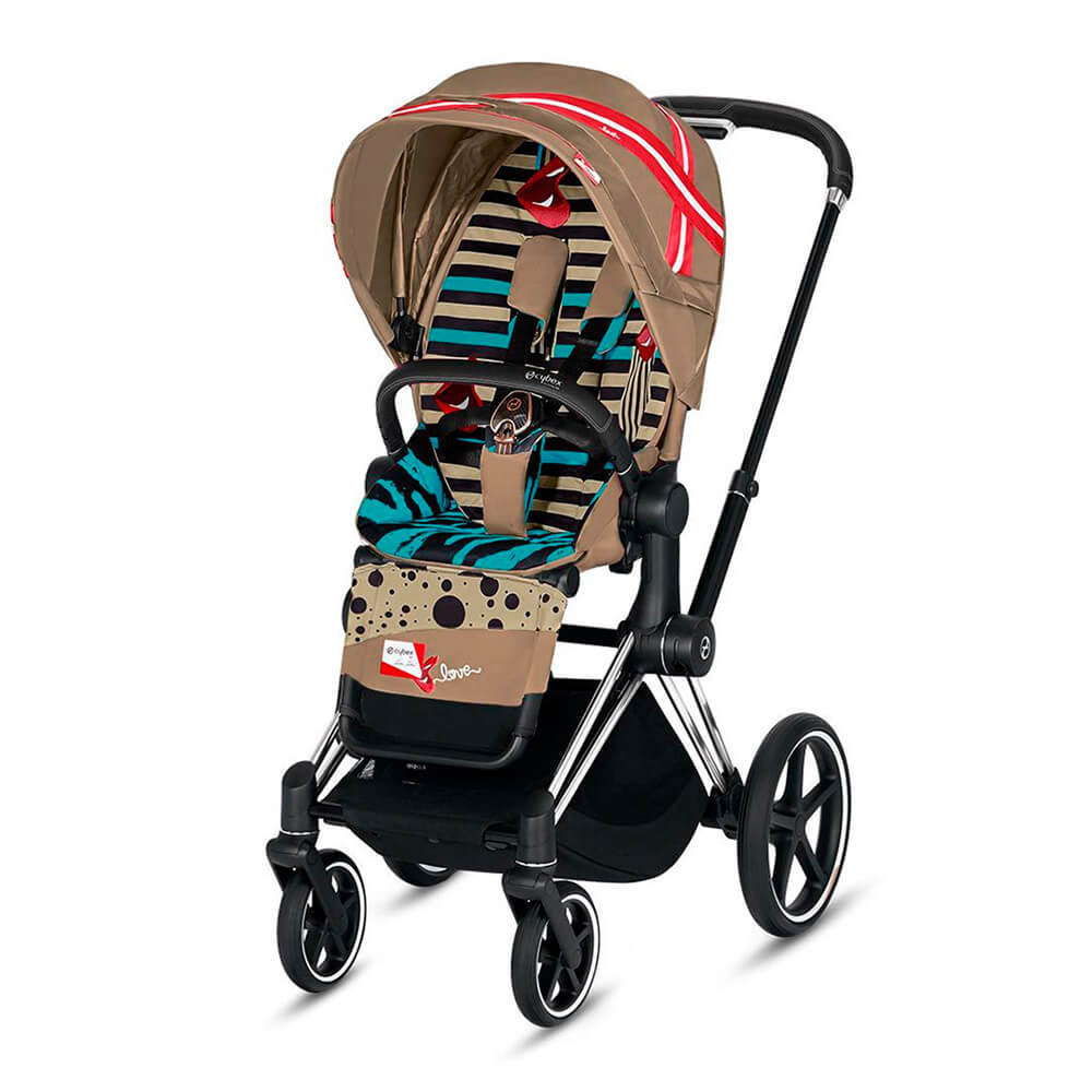 Прогулочная коляска Cybex Priam III KK One Love Chrome Black