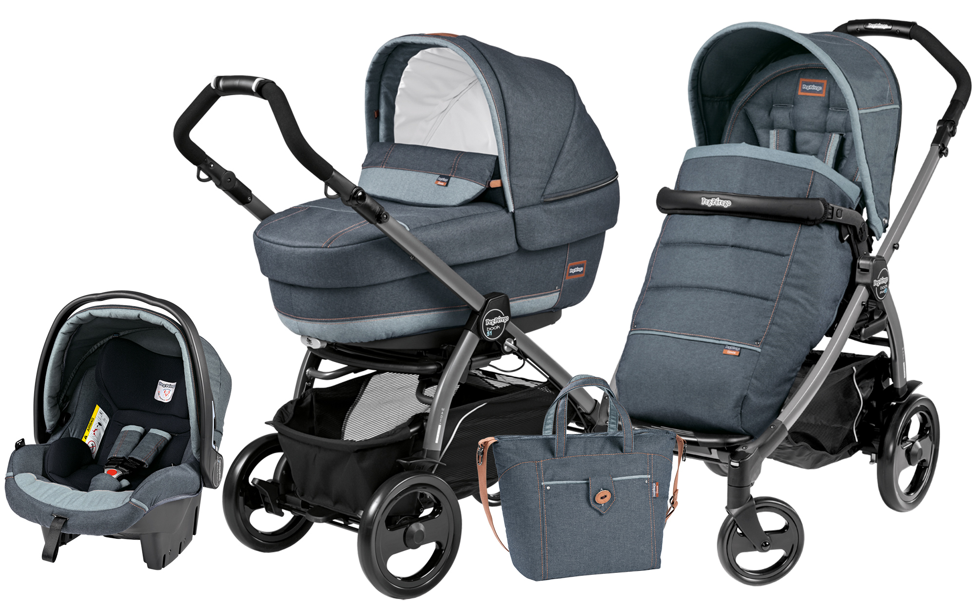 Peg-Perego Book Plus 51 Set Modular Blue Denim
