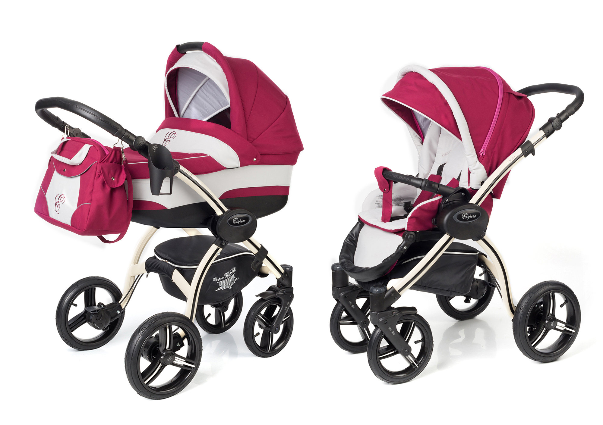 Коляска 2 в 1 Esspero I-Nova (шасси Beige) Borduex