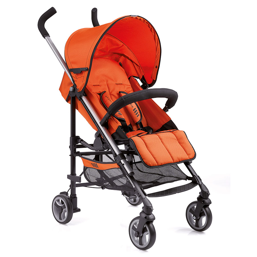 Прогулочная коляска Gesslein S5 2+2 SPORT SPORT ORANGE