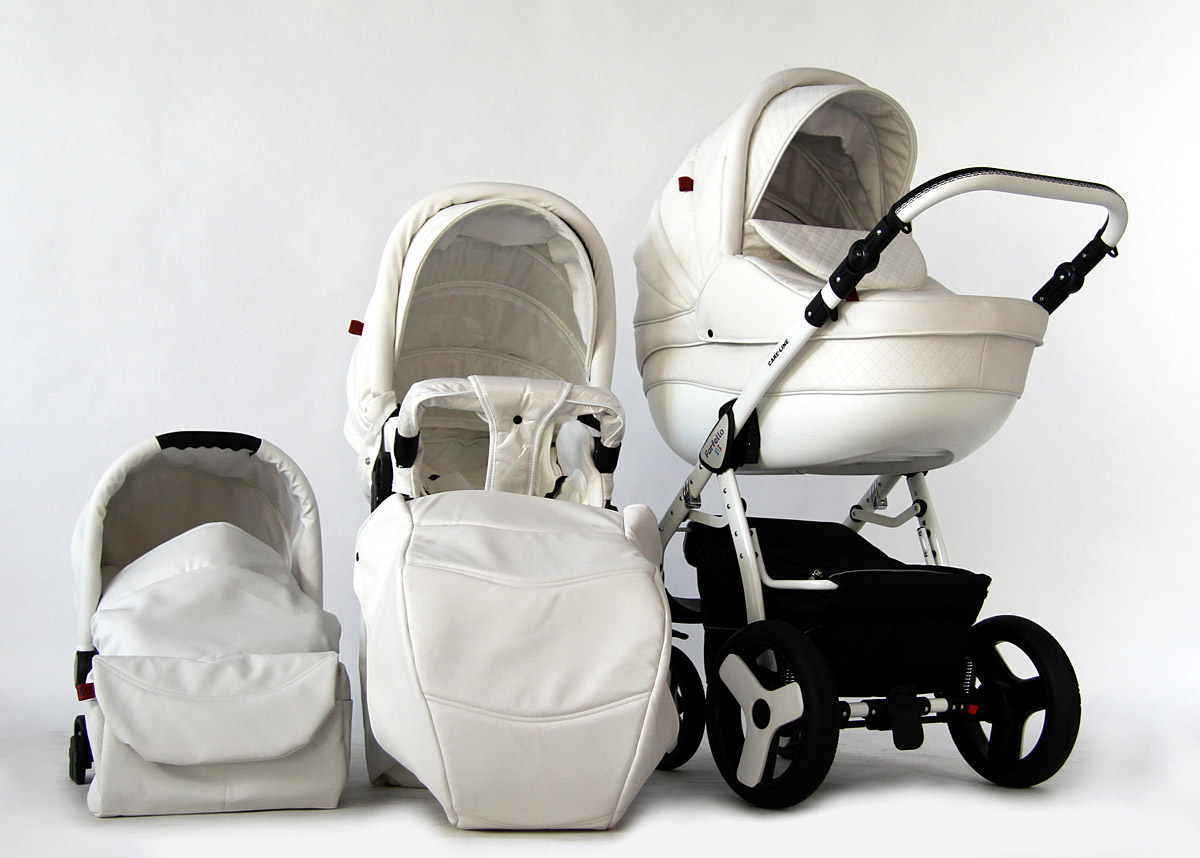 Коляска 3 в 1 Farfello Care-Line CL15 белый