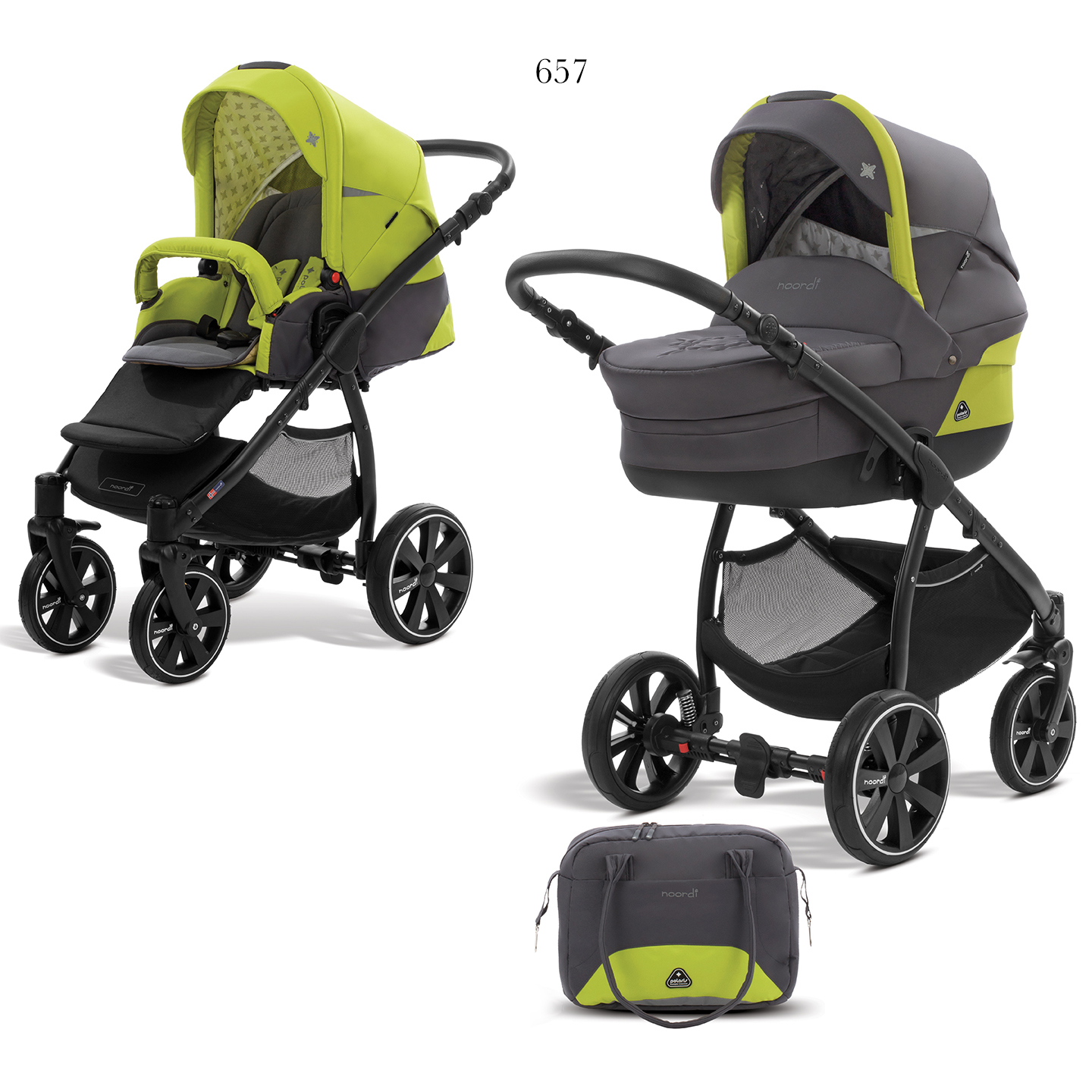 Коляска 2 в 1 Noordi Polaris Sport 657