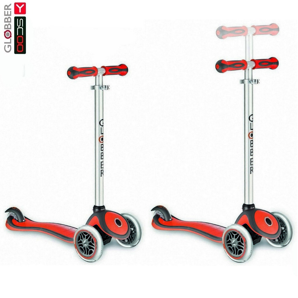 Самокат Y-SCOO RT GLOBBER My Free NEW Technology red