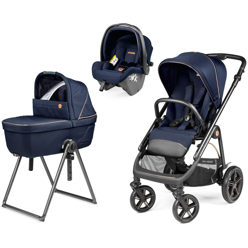 Коляска 3 в 1 Peg Perego Veloce TC Belvedere SLK Blue Shine New