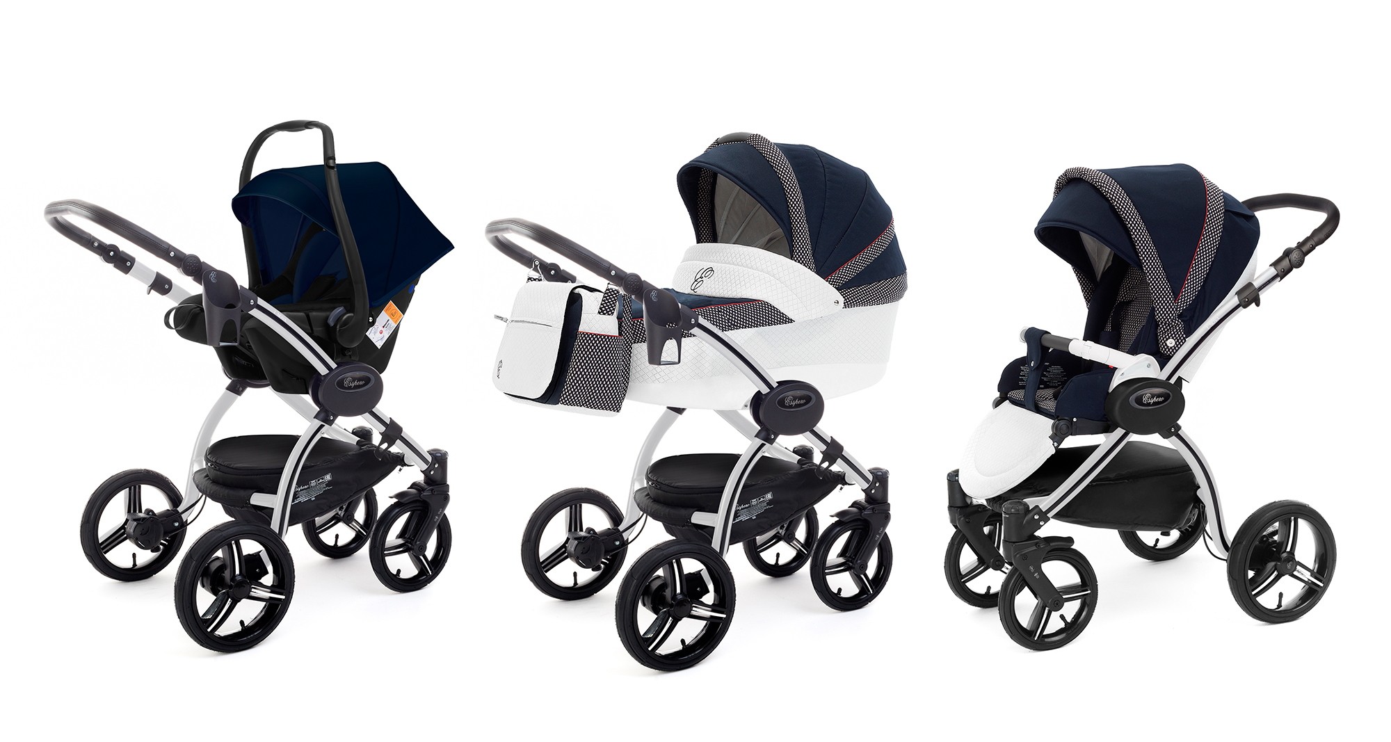 Коляска 3 в 1 Esspero Grand I-Nova (шасси Grey) Royal Deep Ocean