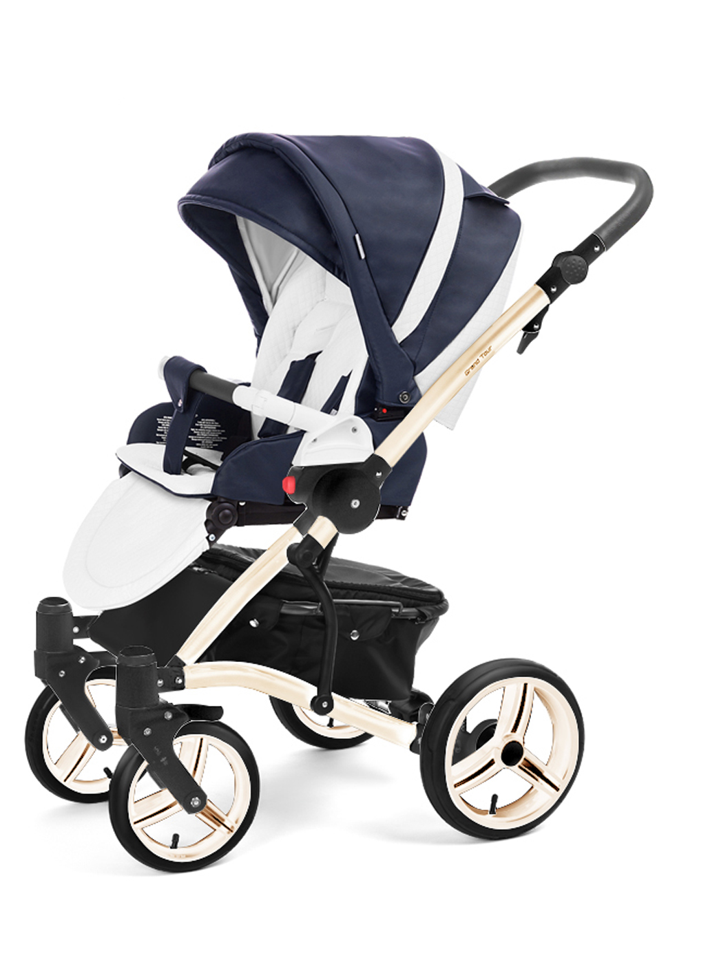 Прогулочная коляска Esspero Grand Tour (шасси Beige) Nappa Navy
