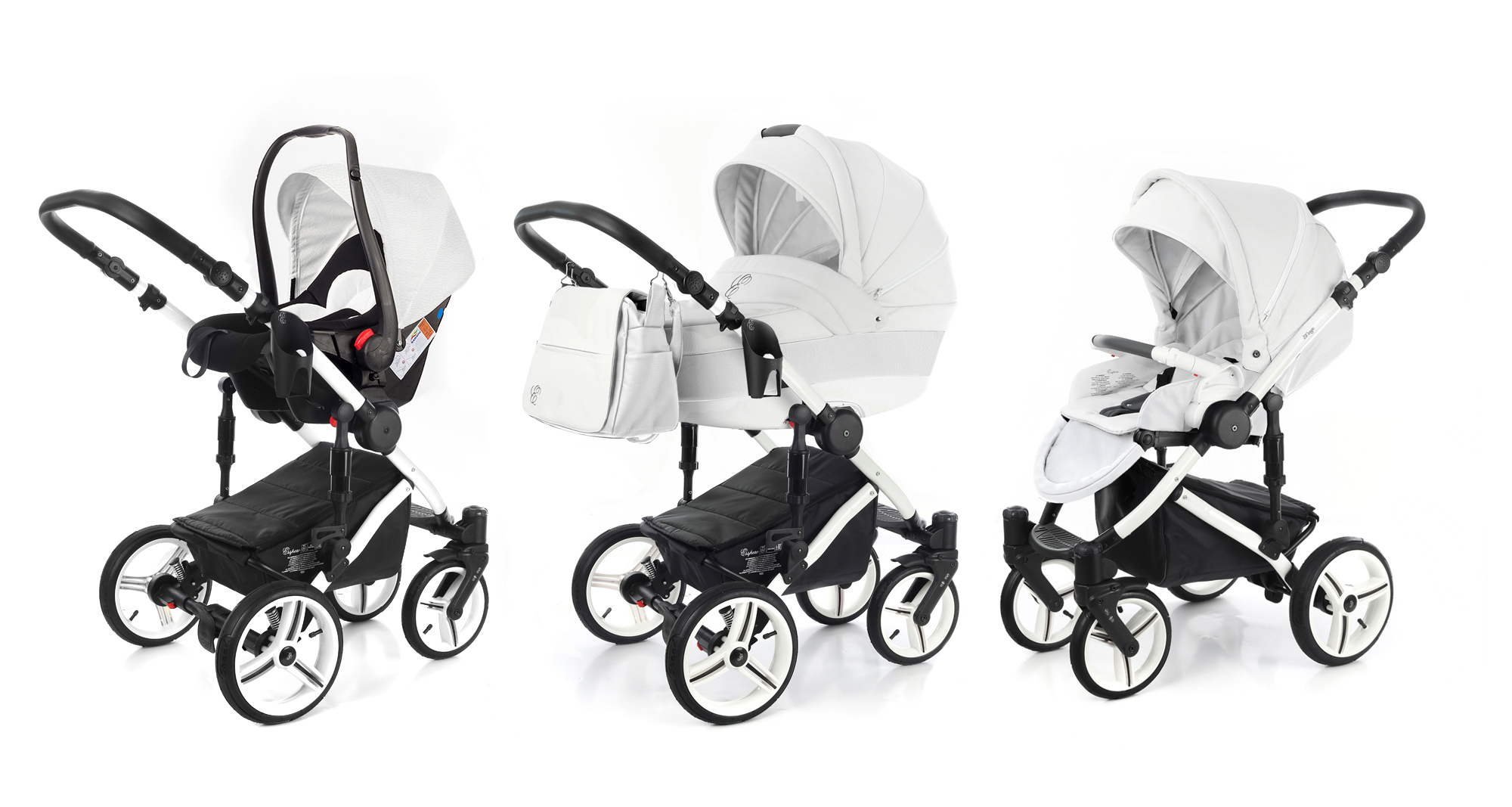 Коляска 3 в 1 Esspero Grand Magic (шасси White) Artic leatherette