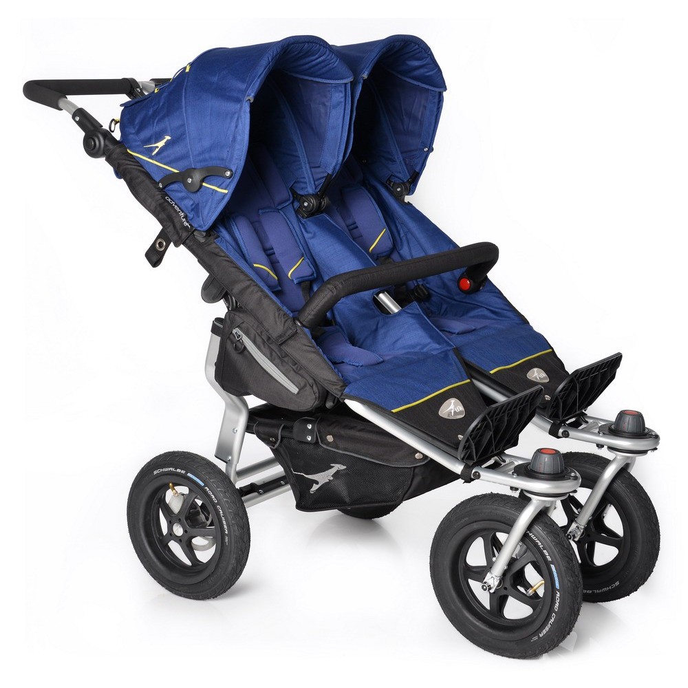 Прогулочная коляска для двойни TFK Twin Adventure 2019 Twillight Blue T-TWA-19-333