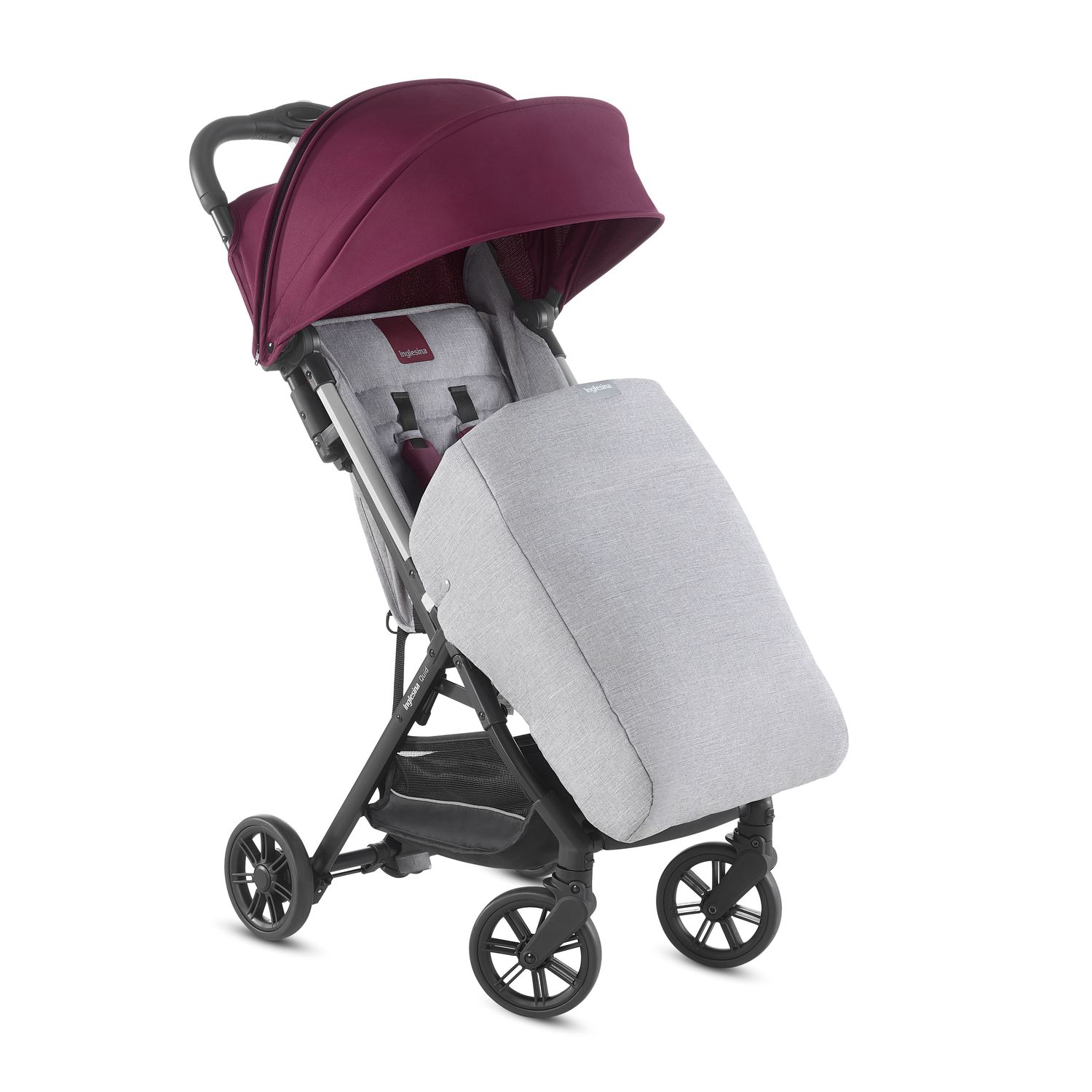 Прогулочная коляска Inglesina Quid GRAPE RED (с накидкой для ног)