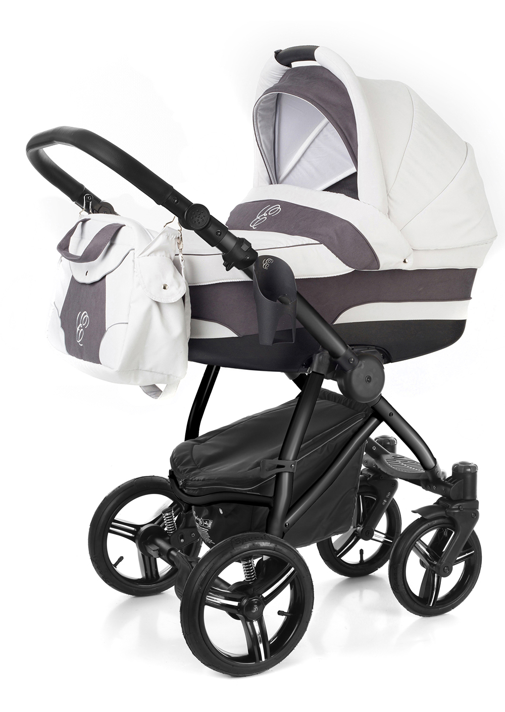 Коляска для новорожденных Esspero Newborn Lux (шасси Black) Grey