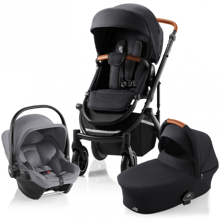 Коляска 3 в 1 Britax Roemer SMILE III Fossil Grey BABY-SAFE CORE Frost Grey