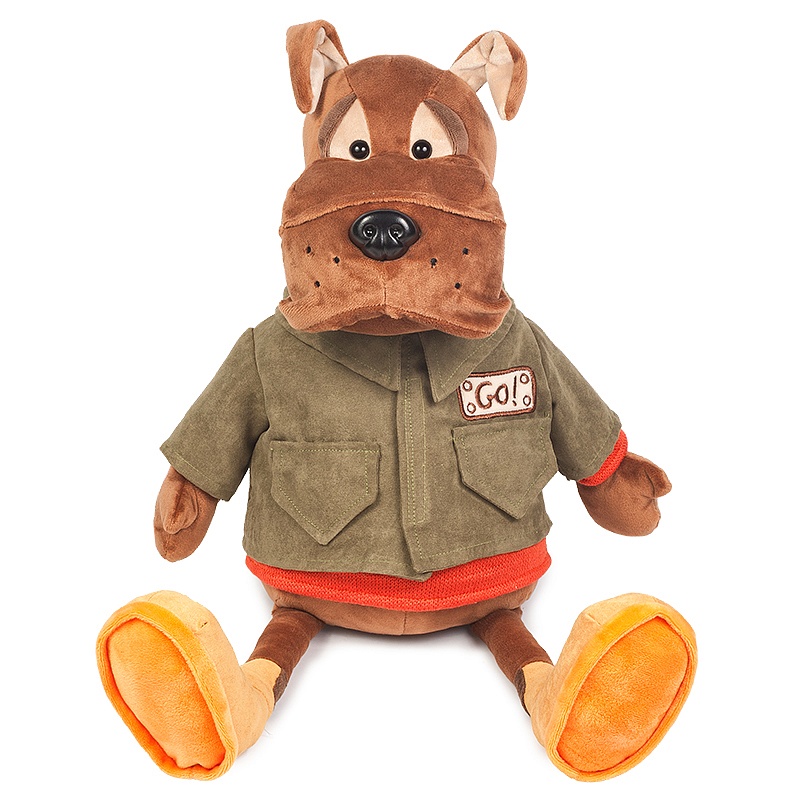 Мягкая игрушка Maxi Toys Бульдог Рокки в Куртке