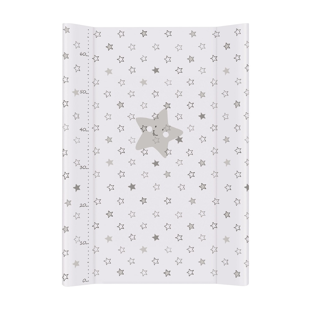 Пеленальный матрасик Ceba Baby Comfort 70 см без изголовья на кровать 120x60 см W-203 Stars grey