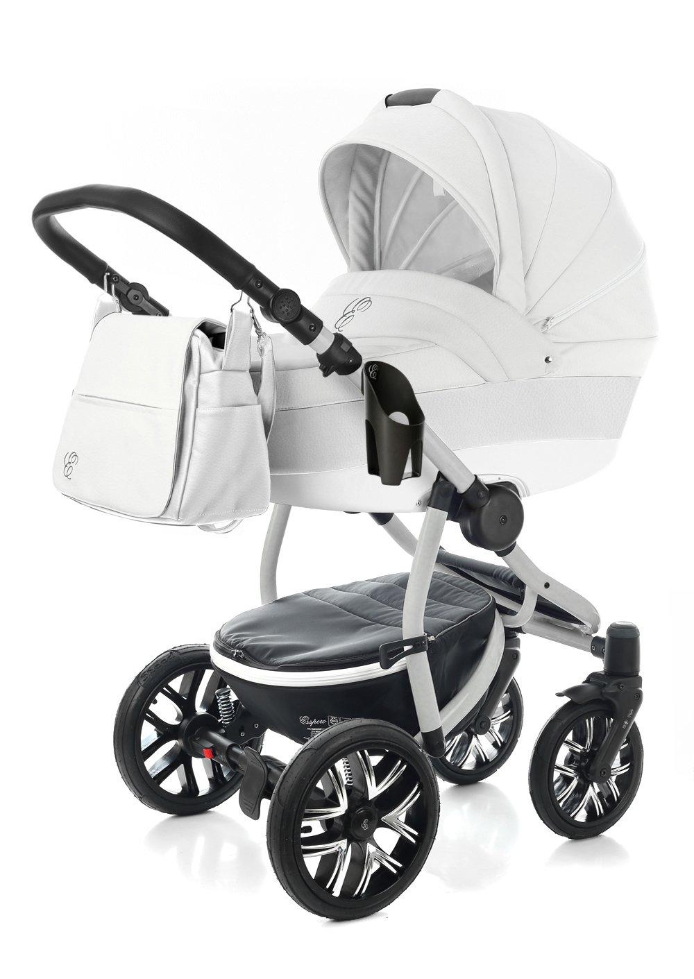 Коляска для новорожденных Esspero Grand Discovery (шасси Grey) Argtic leatherette