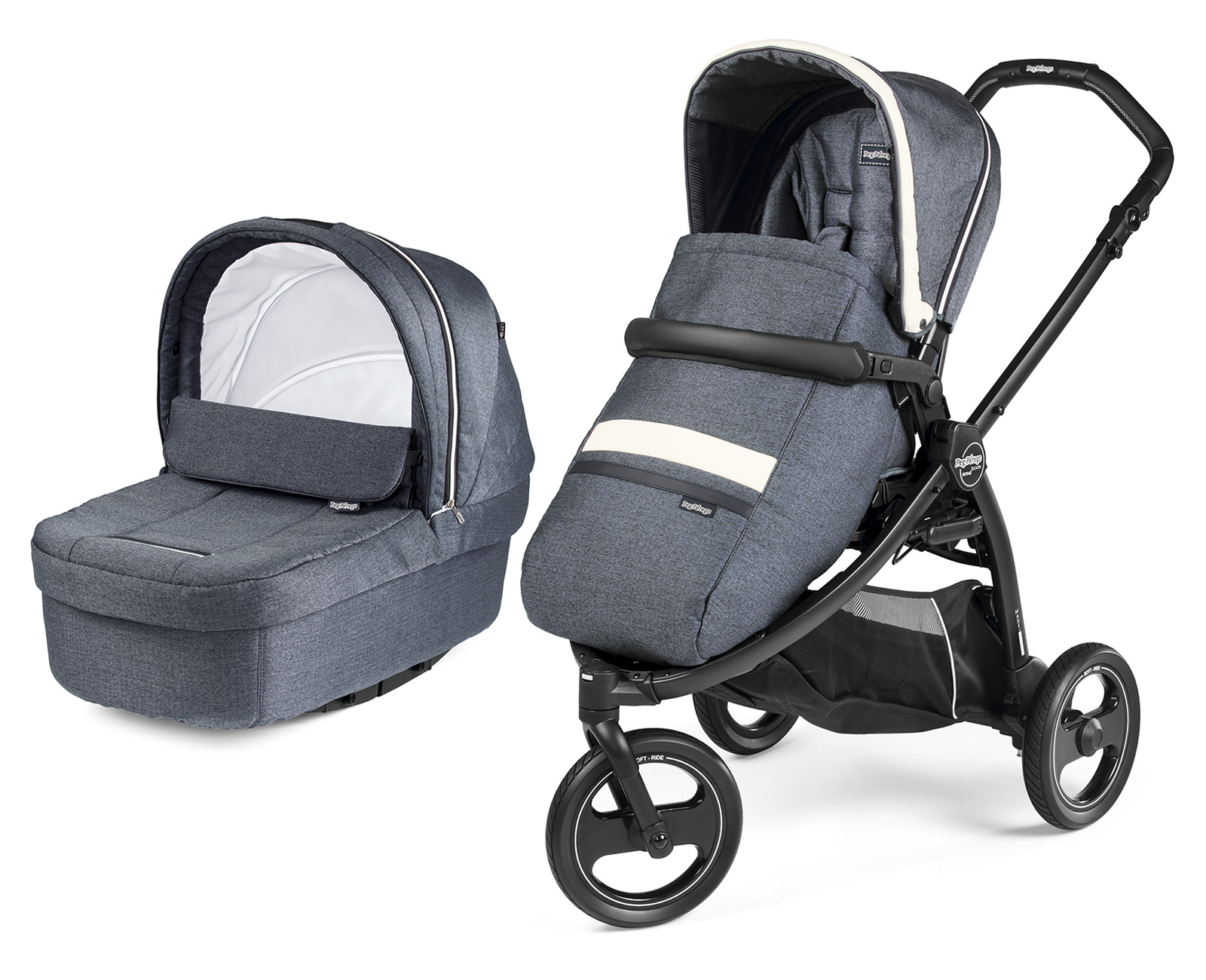 Коляска 2 в 1 Peg Perego Book Scout Primonido Luxe Mirage