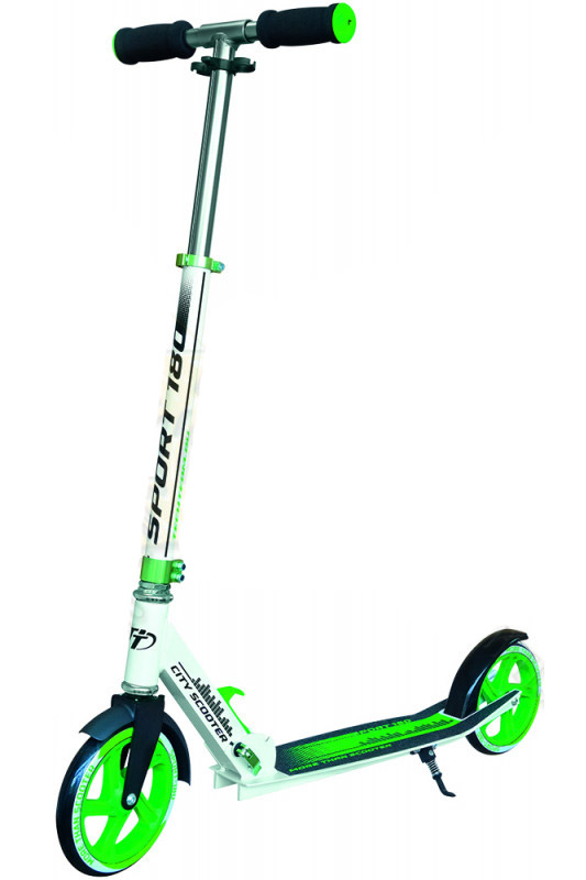 Самокат TechTeam TT-180 Sport зеленый-белый