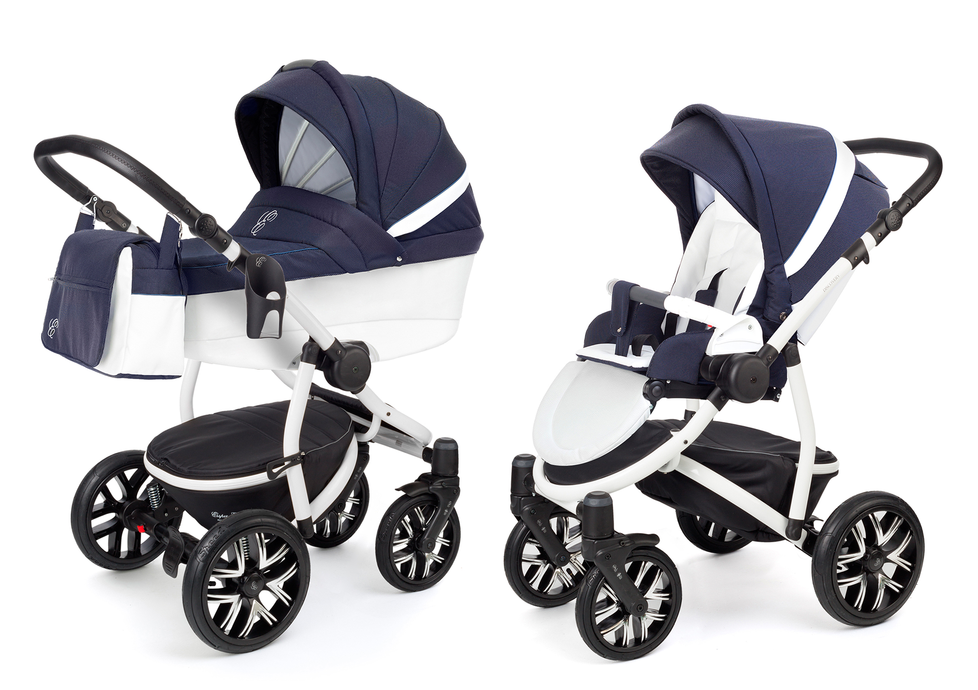 Коляска 2 в 1 Esspero Grand Discovery (шасси White) Sky Star