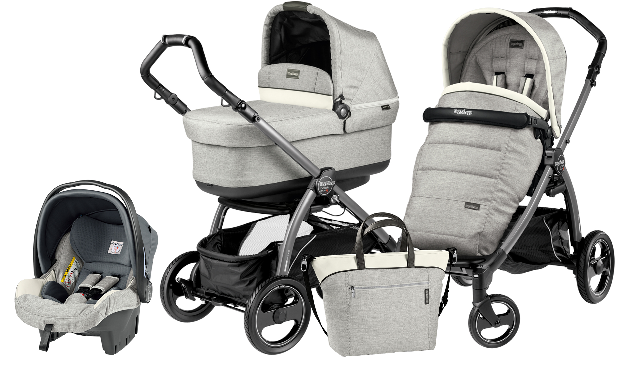 Peg-Perego Book Plus S Pop Up Modular Luxe Opal