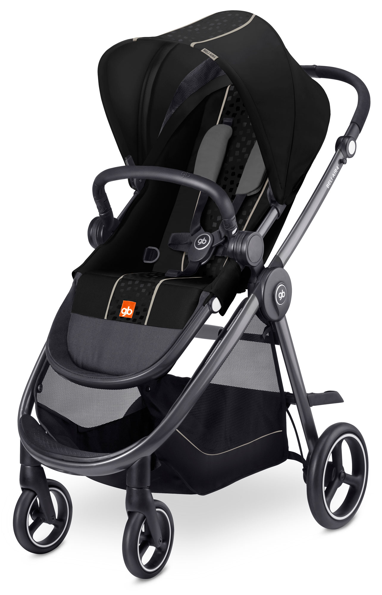 Прогулочная коляска GB Beli Air 4 Monument Black