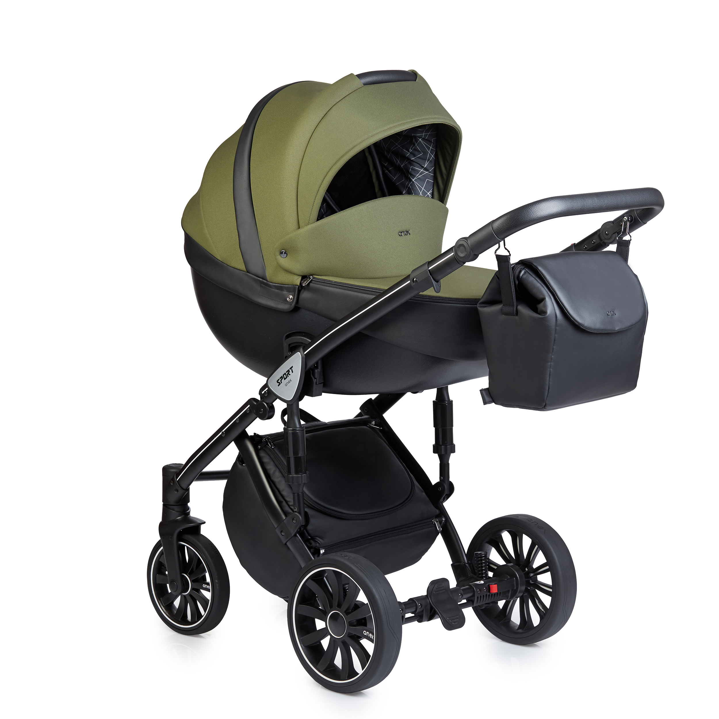 Коляска 3 в 1 Anex Sport british green