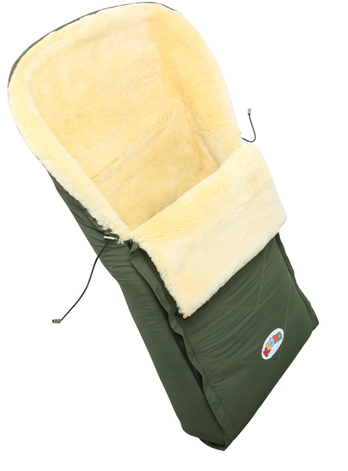 Детский конверт из медицинской овчинки «Кроха» Classic XI Khaki XI