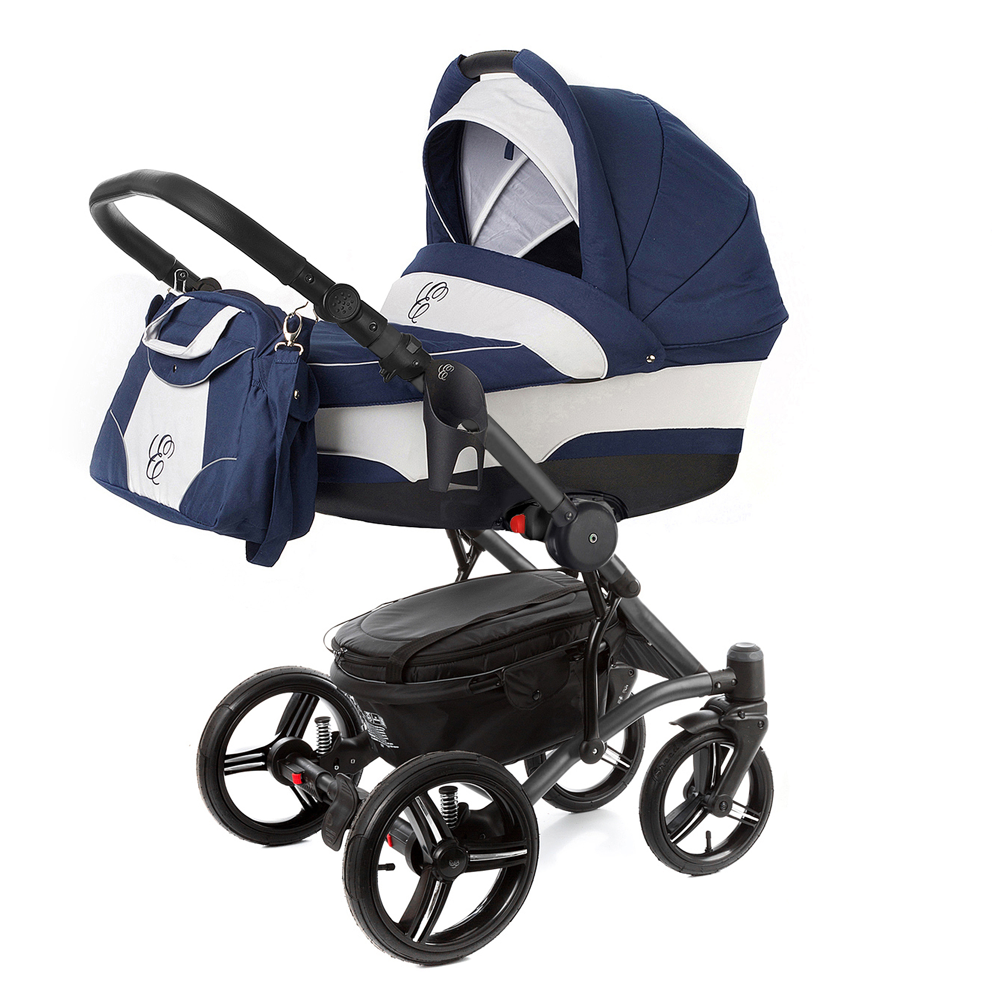 Коляска для новорожденных Esspero Tour (шасси Graphite) Navy Grey