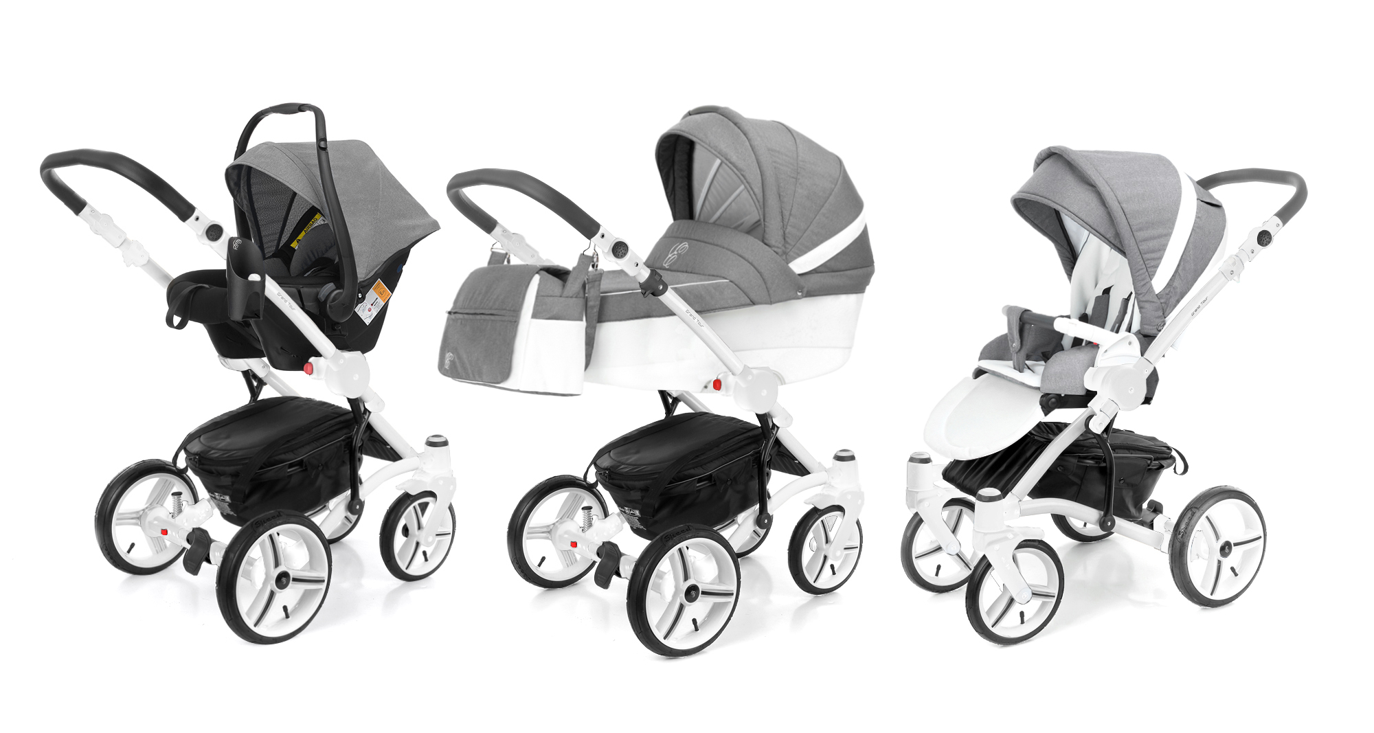 Коляска 3 в 1 Esspero Grand Tour Jeans Grey
