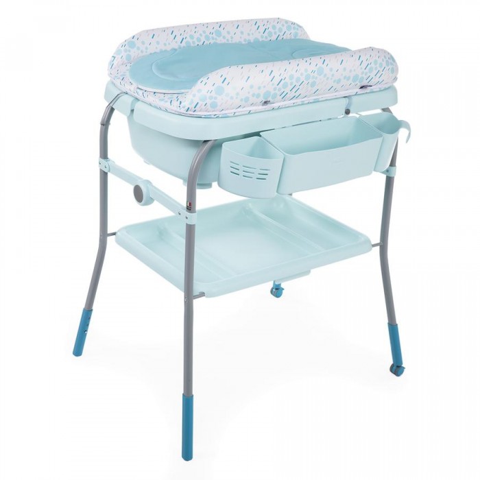 Пеленальный столик с ванночкой Chicco Cuddle & Bubble Comfort Dusty Green
