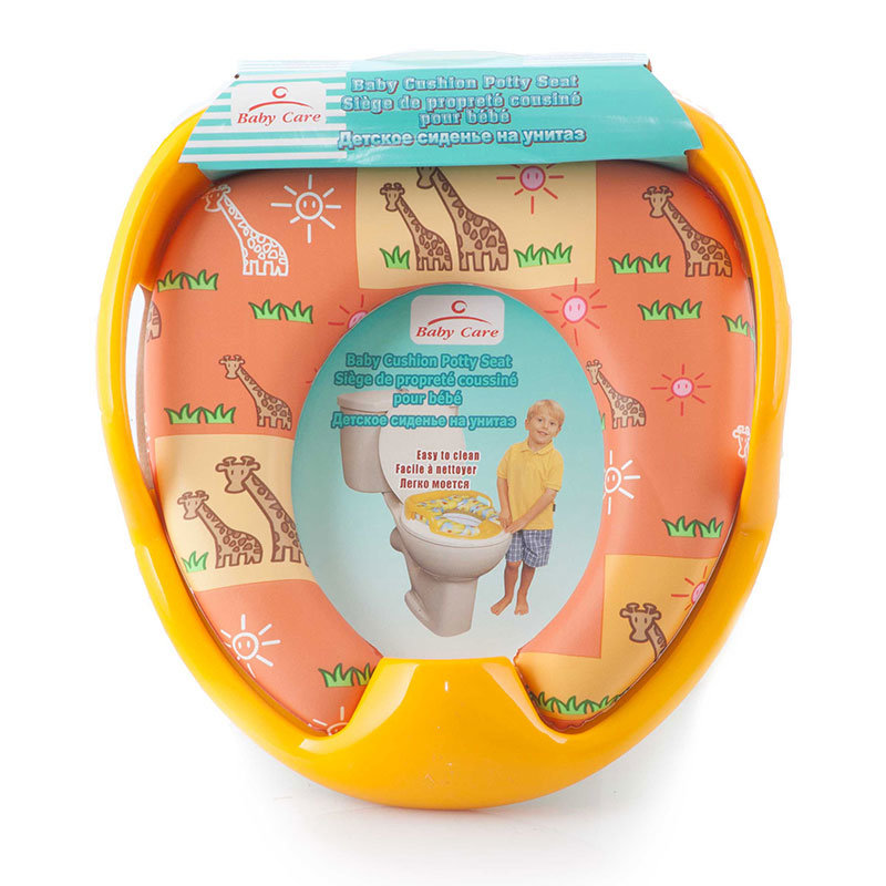 Сиденье для унитаза Baby Care c ручками детское РМ 2399 Жёлтый
