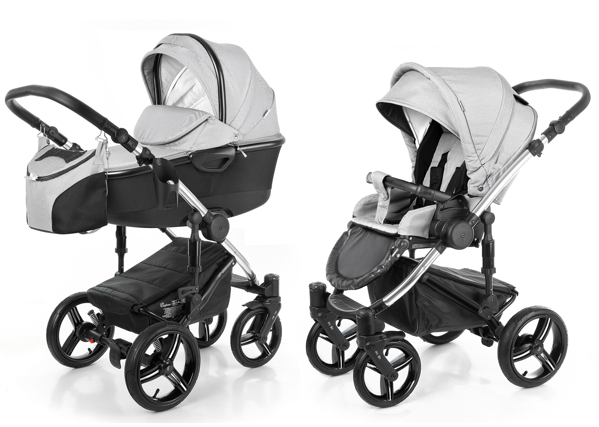 Коляска 2 в 1 Esspero Magic Alu (шасси Chrome) Steel