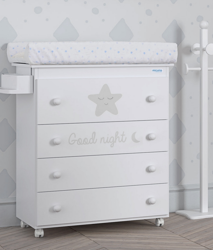 Комод пеленальный Micuna Istar B-947 White/Grey