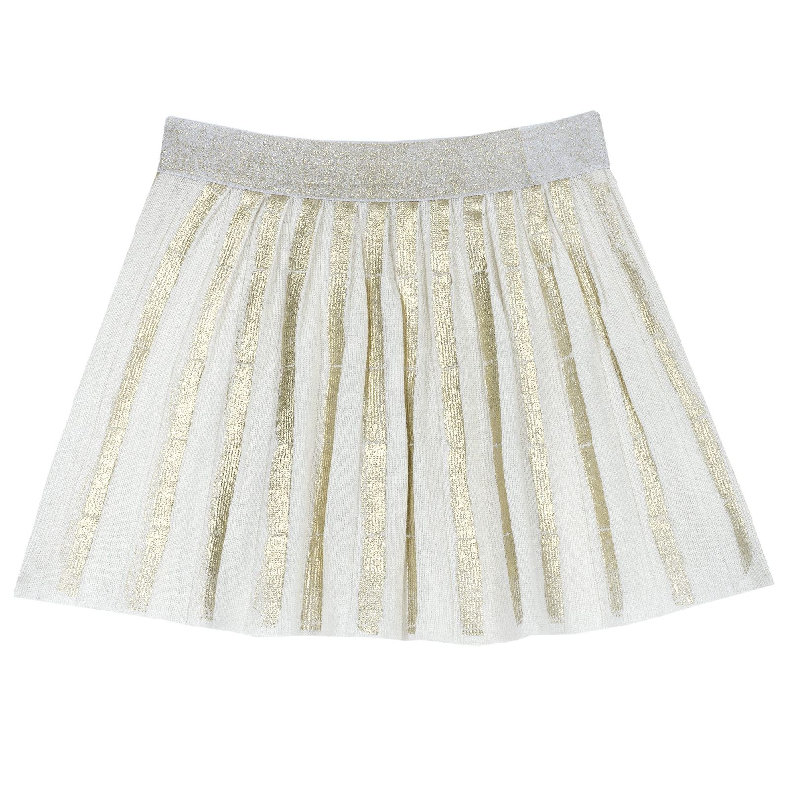 Юбка плиссе Chicco Бежевый, р.80