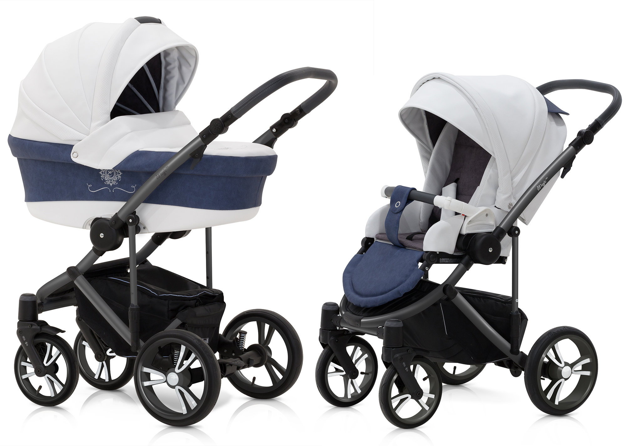 Коляска 2 в 1 Esspero LE Alesund (шасси Graphite) Blue