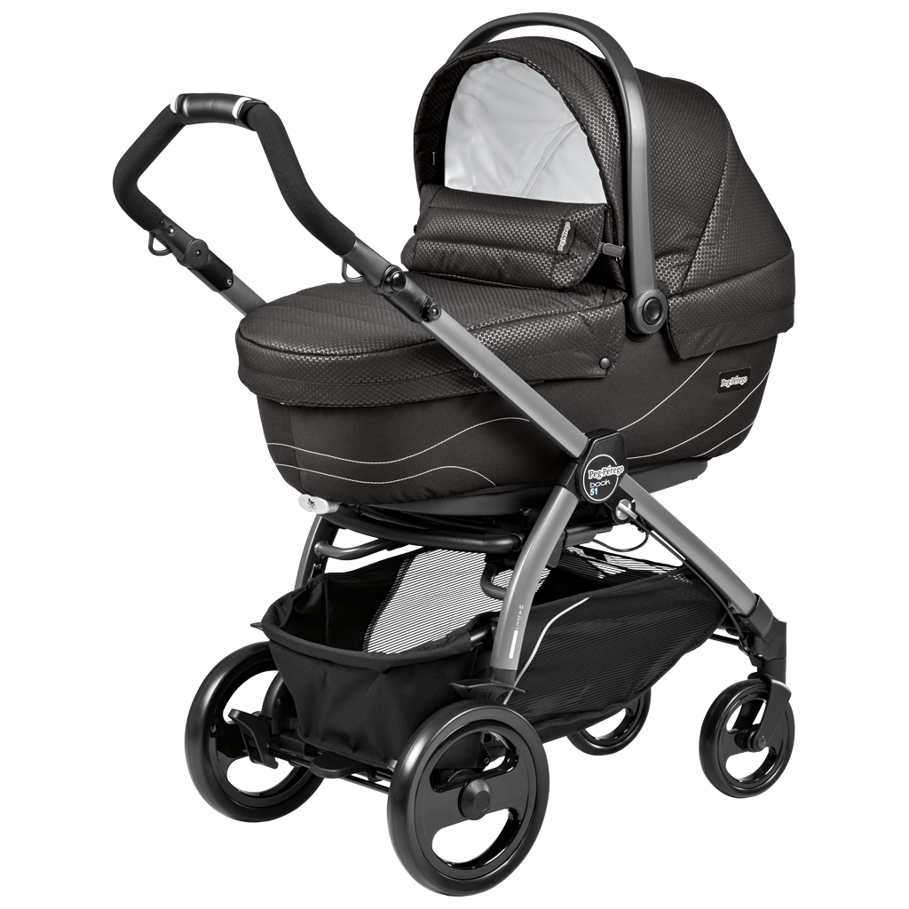 Коляска для новорожденных Peg-Perego Book Plus 51 Bloom Black