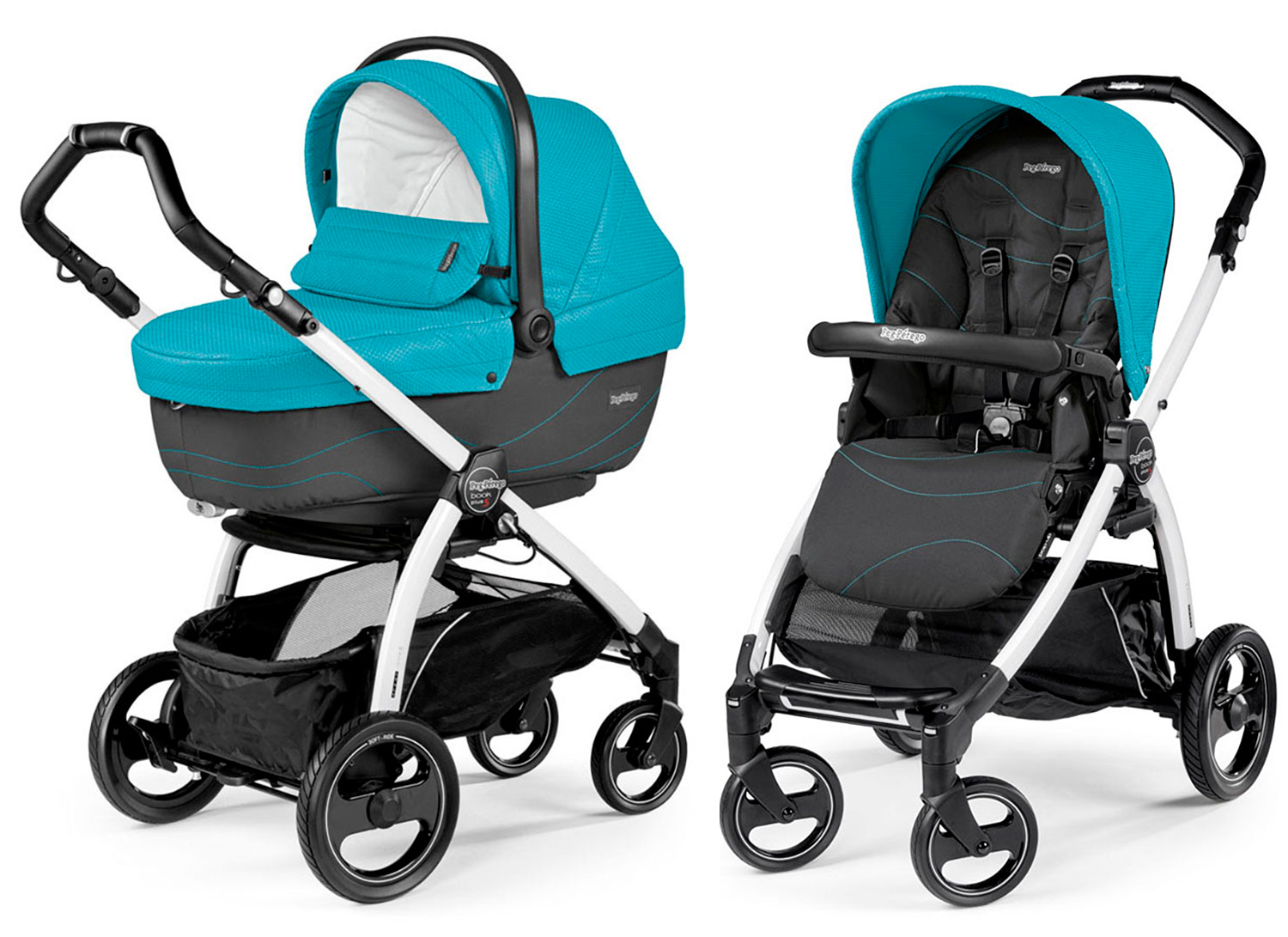 Коляска 2 в 1 Peg-Perego Book Plus S Bloom Scuba