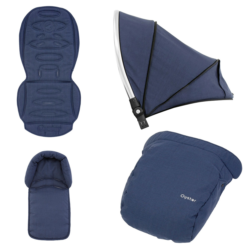 Colour pack для Oyster2/MAX (капюшон, текстиль, накидка на ноги) Oxford Blue