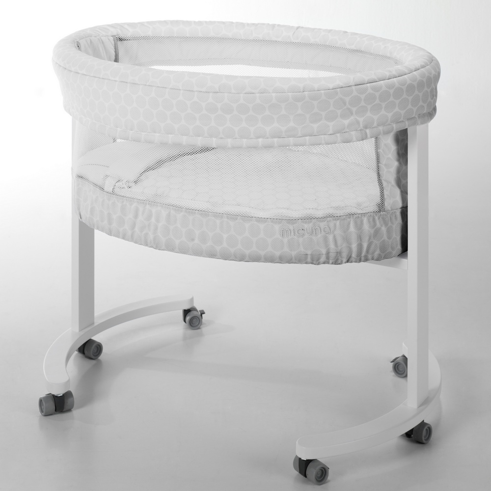 Колыбель Micuna Smart Fresh MO-1456 Grey Dots/White
