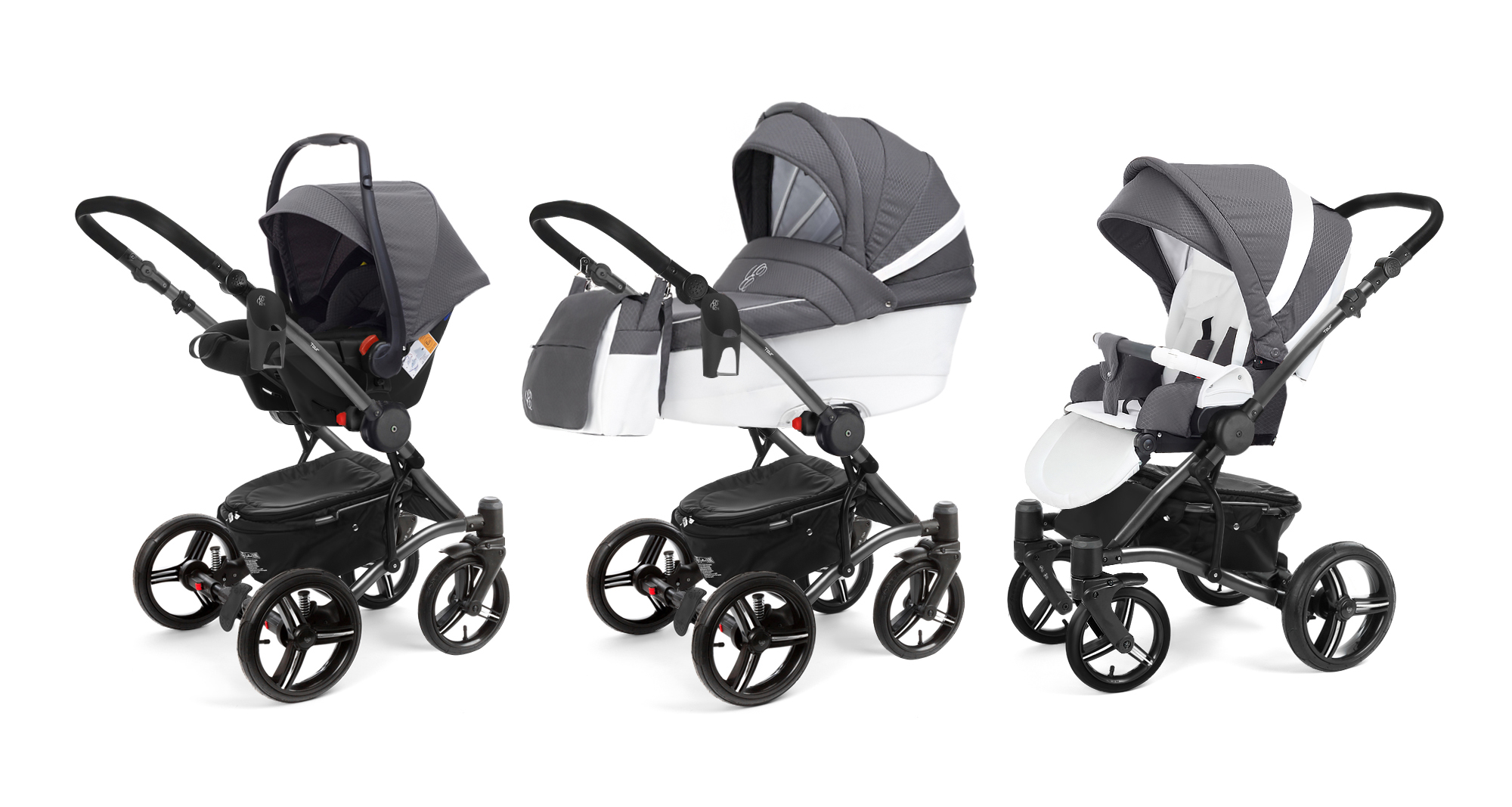 Коляска 3 в 1 Esspero Grand Tour (шасси Graphite) Diamond