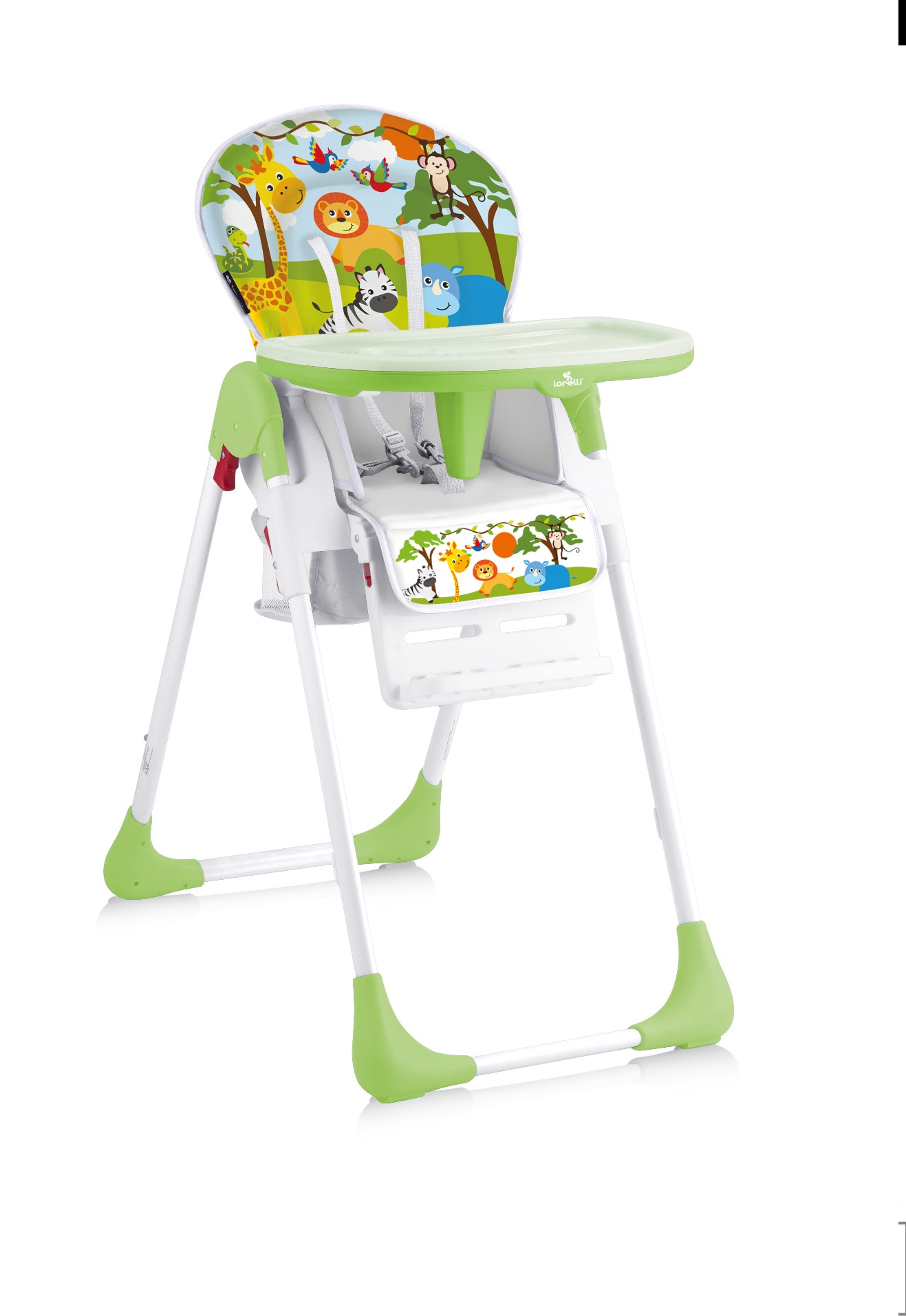 Стульчики для кормления LORELLI Tutti Frutt Зеленый / Green Jungle 1821