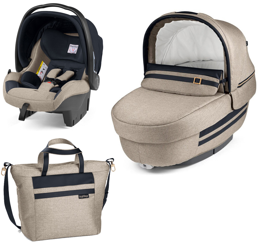Набор 3 в 1 Peg Perego Set Modular Elite (без шасси) Luxe Ecru